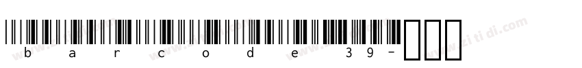 barcode 39字体转换 barcode 39字体转换